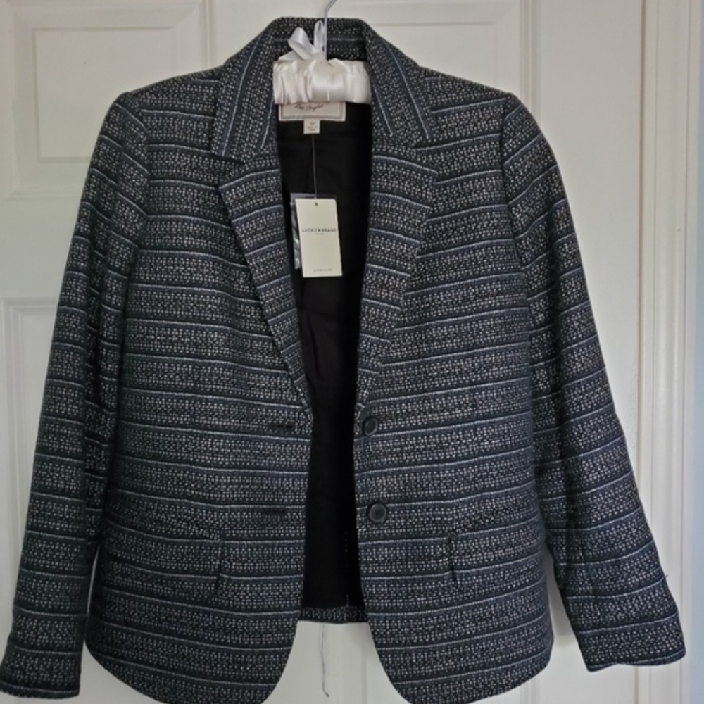 NWT! Lucky Brand TWEED Blazer / Jacket